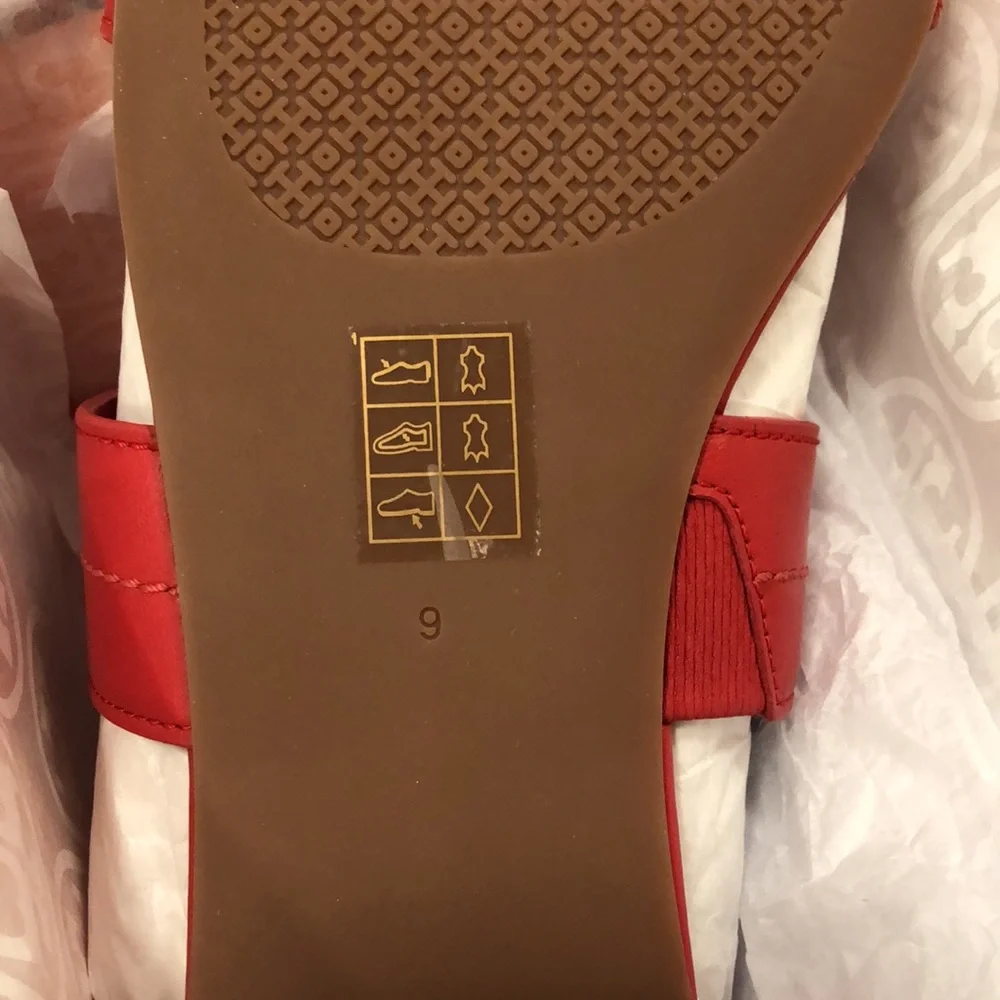 🔥🔥TORY BURCH Everly Leather Slide sandal